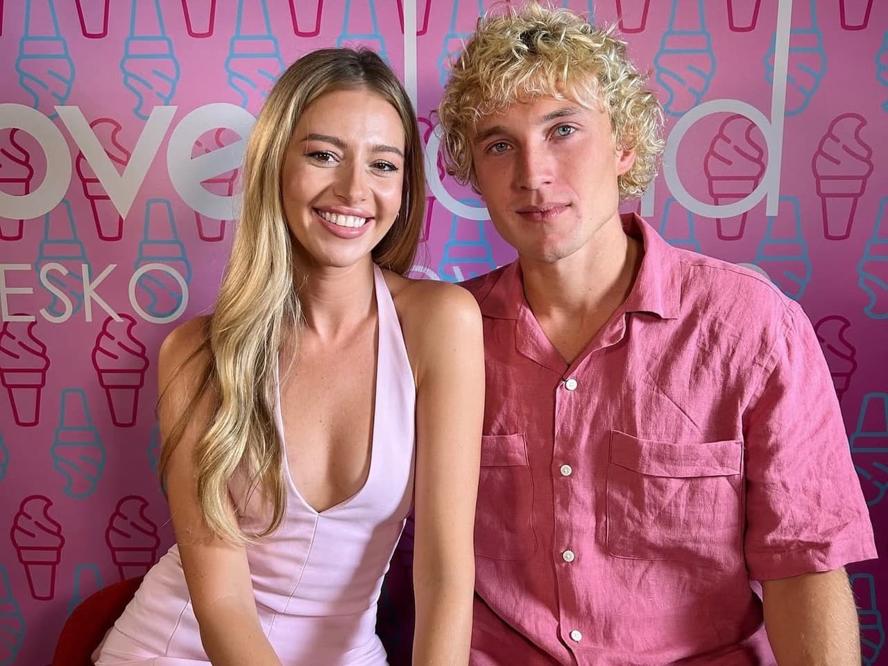Majka Glatzová a Chris Jirout z Love Islandu.