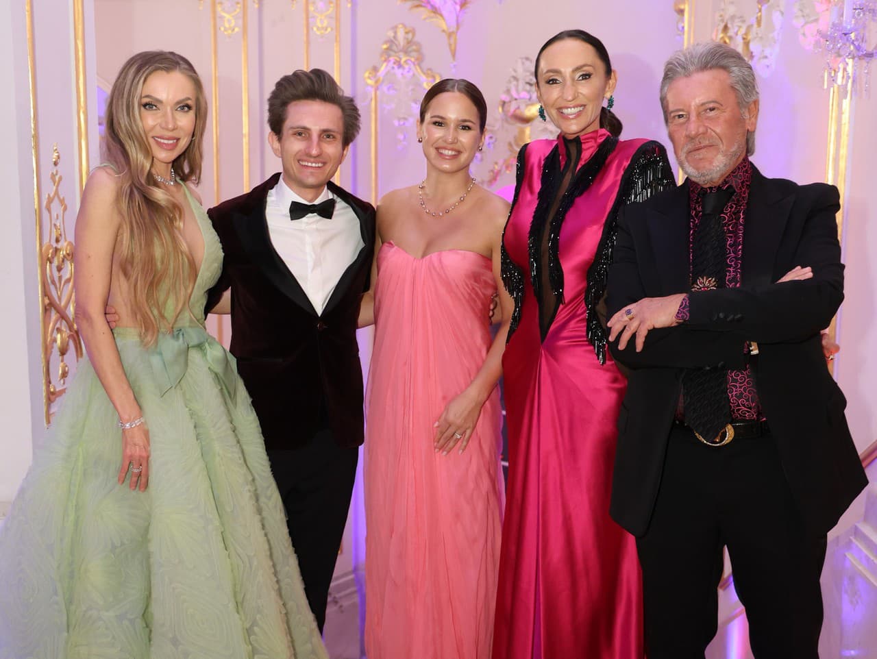 Prešporský bál 2025, Jana Pištejová, Filip Jančík, Lucia Supeková, Sisa Sklovská, Juraj Lelkeš