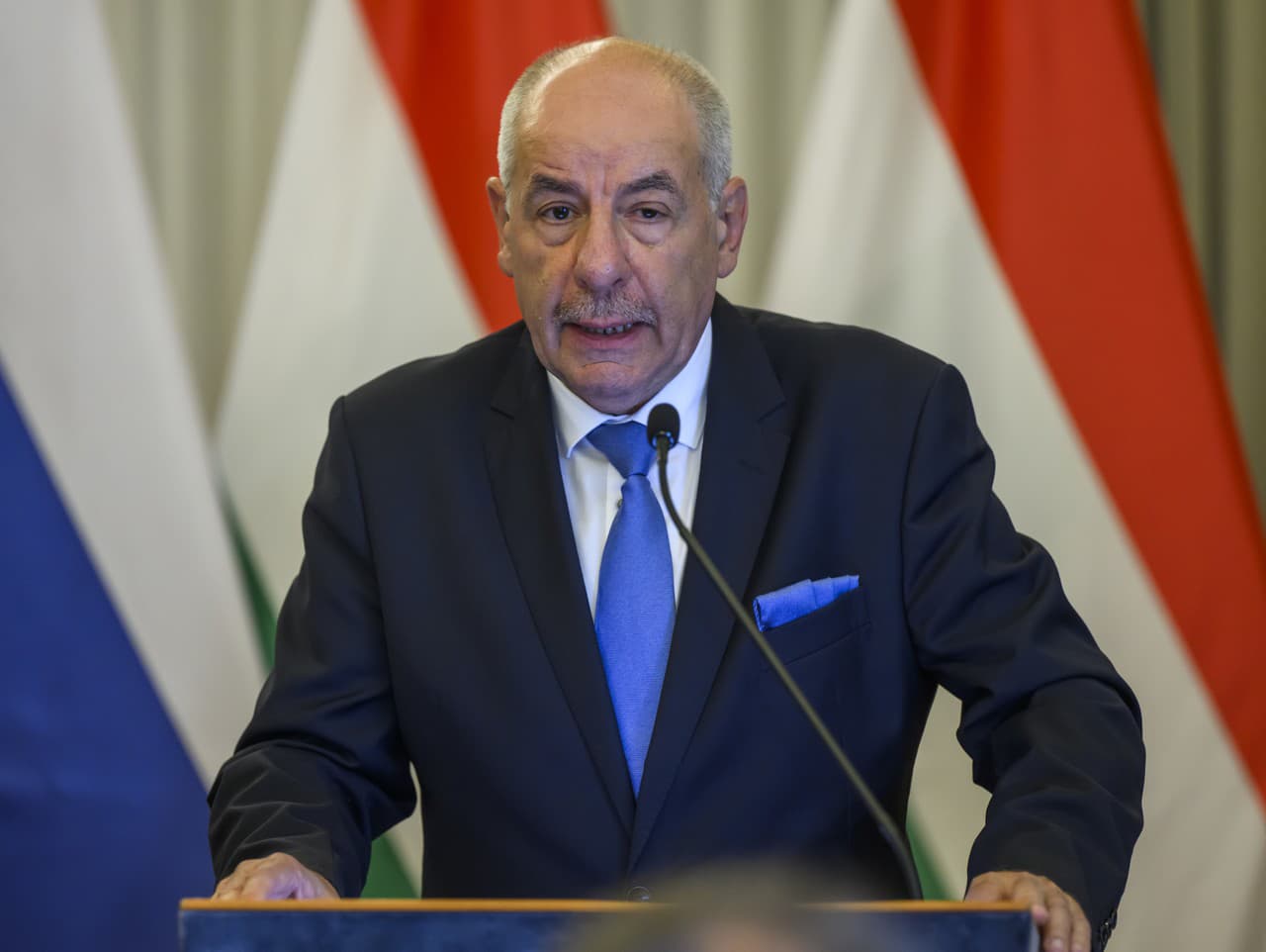Na snímke maďarský prezident Tamás Sulyok