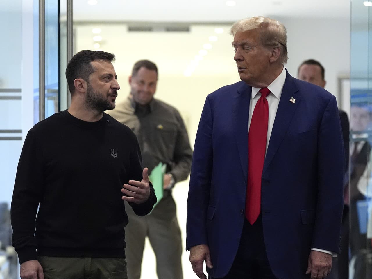 Volodmyr Zelenskyj a Donald Trump