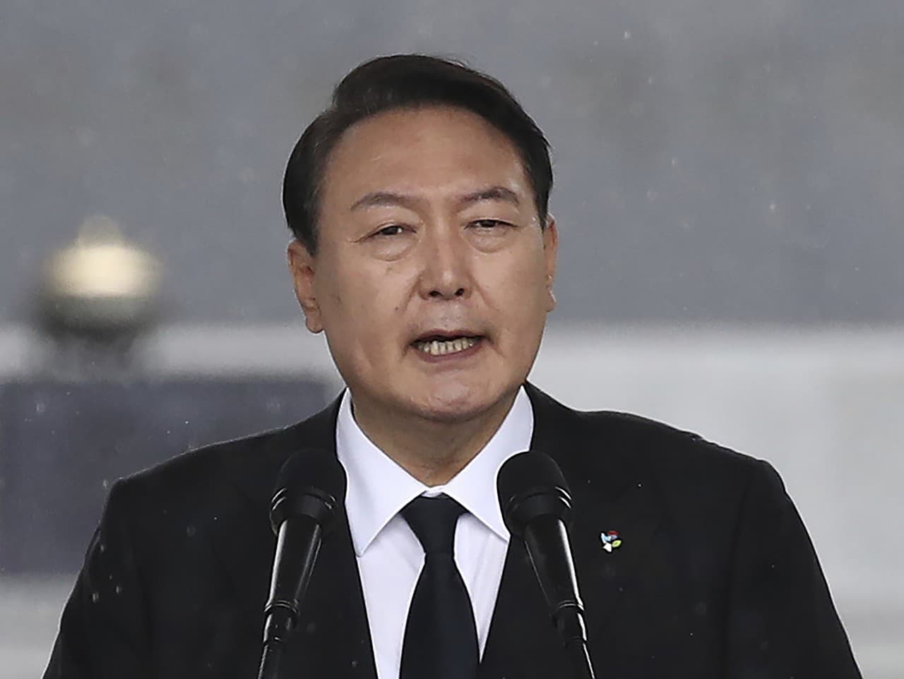 Suspendovaný juhokórejský prezident Jun Sok-jol