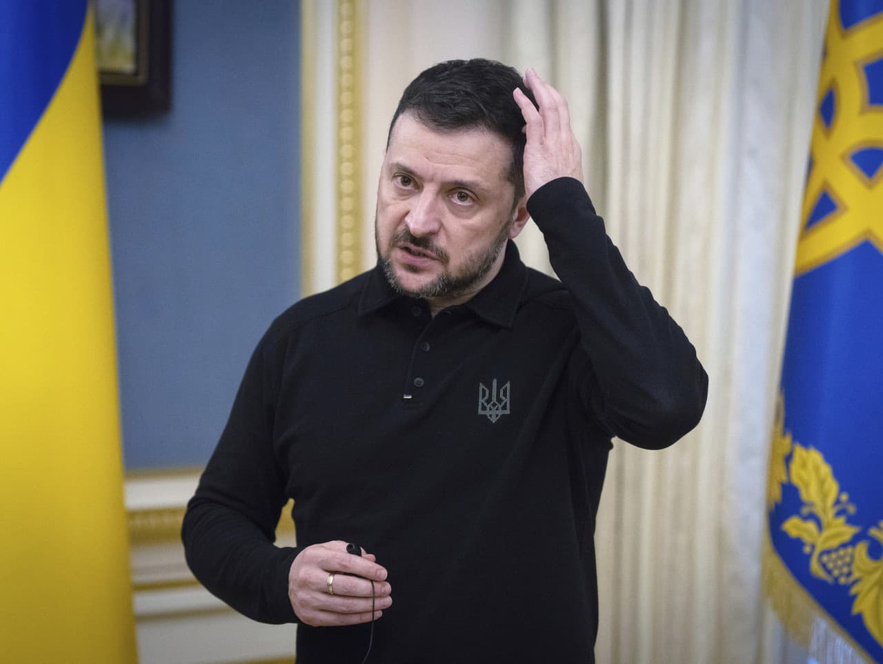 Ukrajinský prezident Volodymyr Zelenskyj.