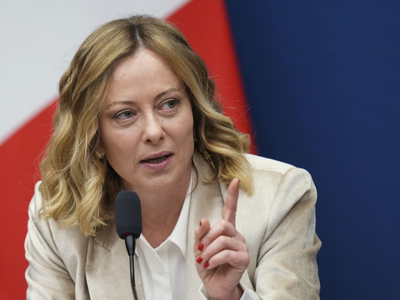 Talianska premiérka Giorgia Meloniová.