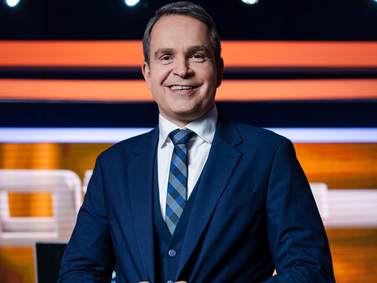 Moderátor vedomostnej súťaže Duel Gregor Mareš.