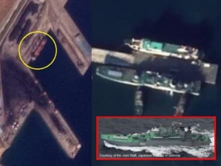 Prístav Rajin/Rason (vľavo) a Dunai (vpravo). Kremeľ podniká tajný presun severokórejských jednotiek a vojenskej techniky na ruské územie