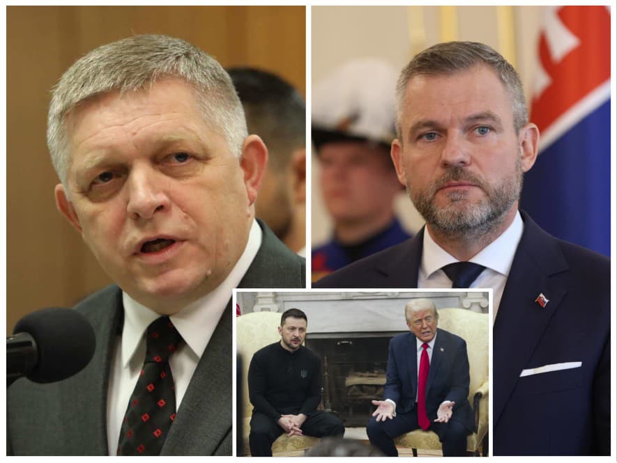 Robert Fico a Peter Pellegrini reaguje na piatkové dianie v Bielom dome