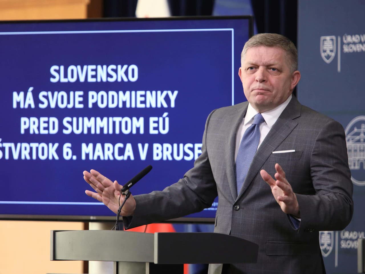 Predseda vlády SR Robert Fico.