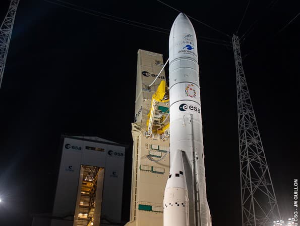 Nová európska raketa Ariane 6.