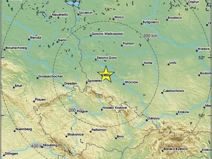V Poľsku bolo v utorok ráno zemetrasenie