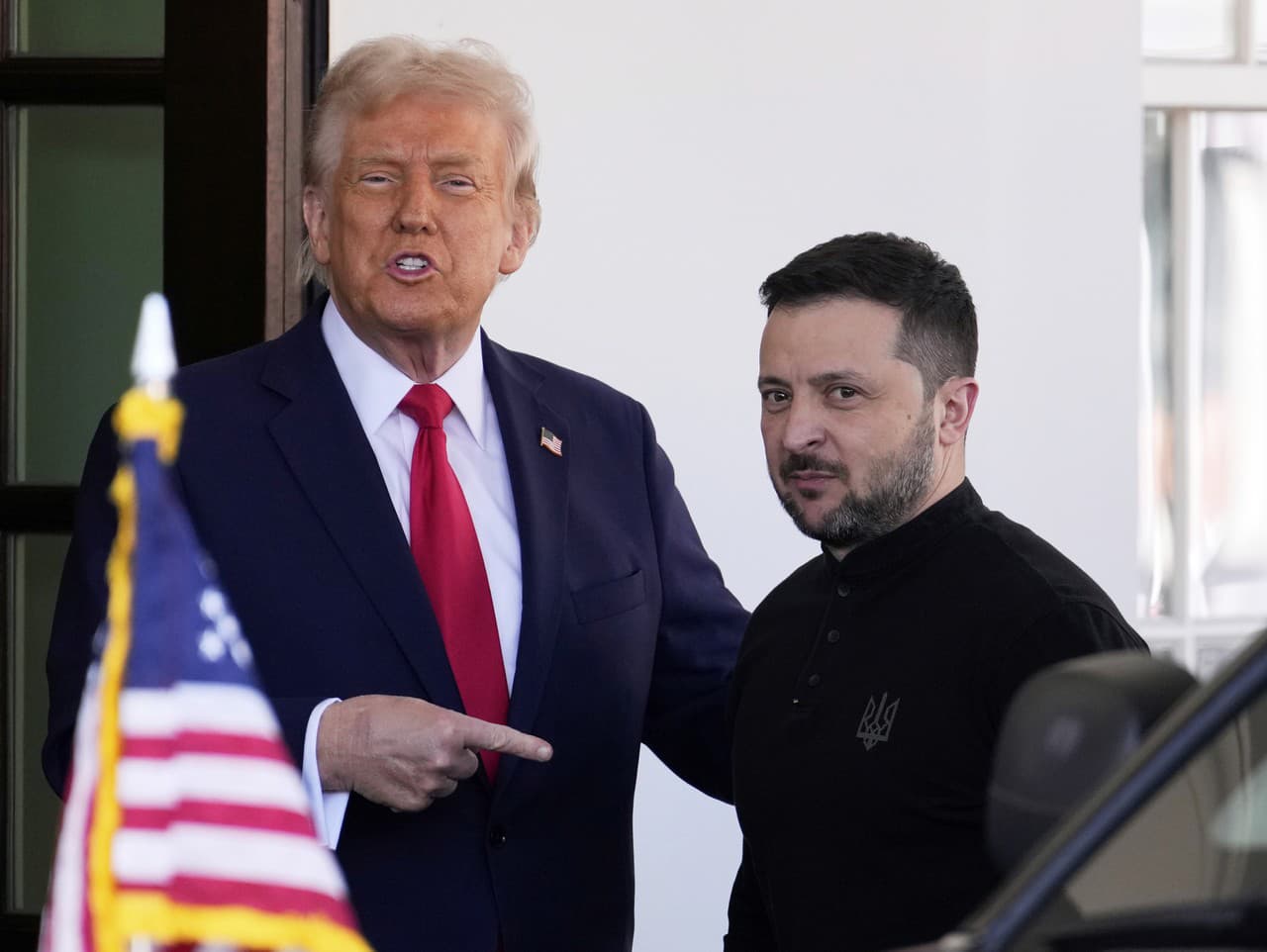 Americký prezident Donald Trump a ukrajinský prezident Volodymyr Zelenskyj