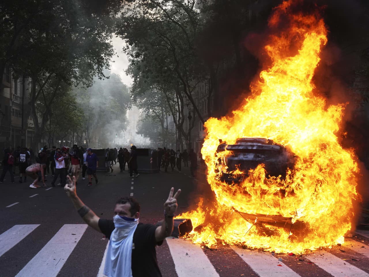 Protesty v Argentíne