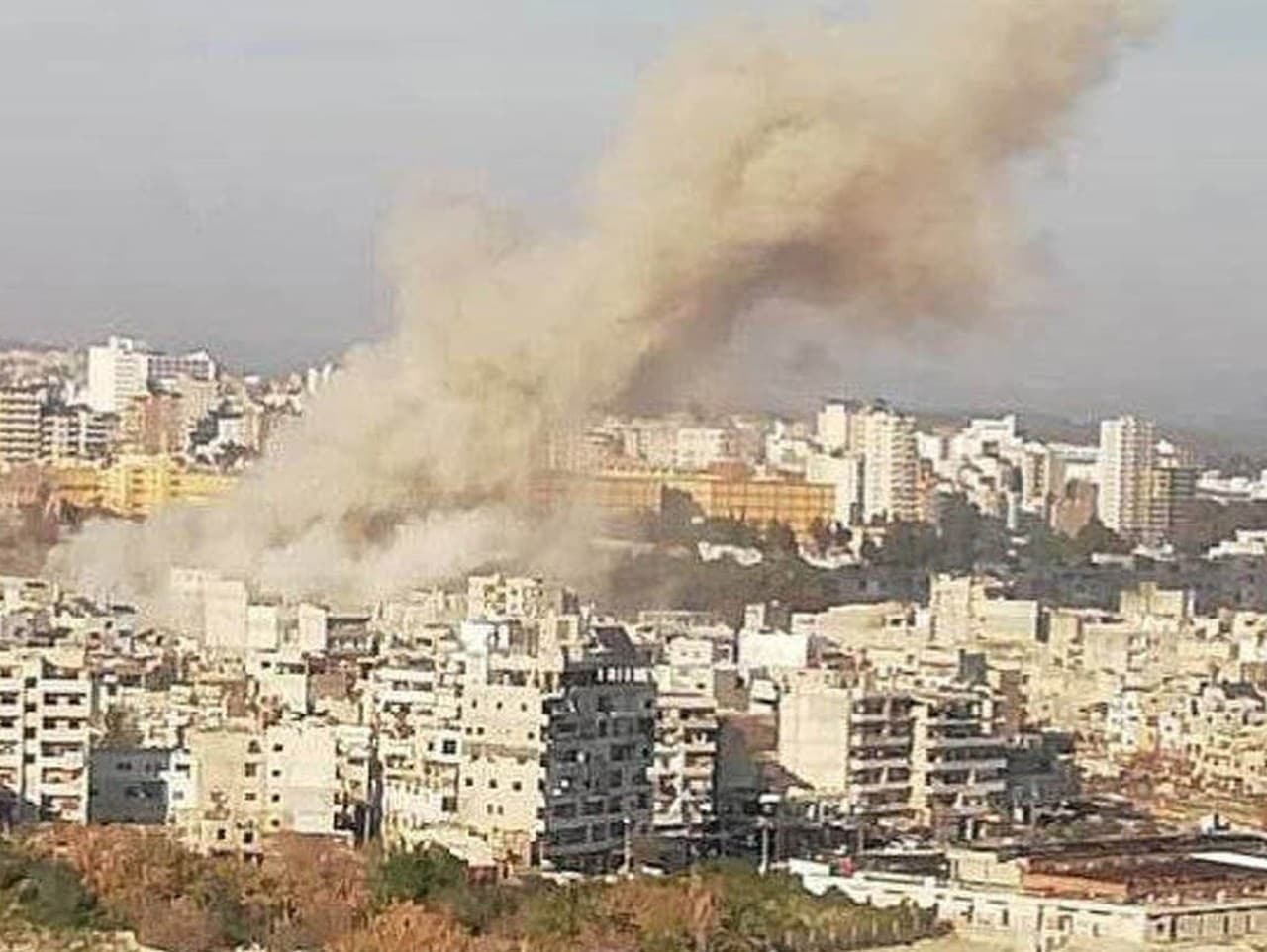 Výbuch v sýrskej Latákíji.