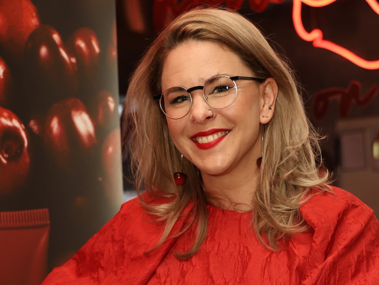 Predstavenie parfému. Na snímke Kristína Tormová