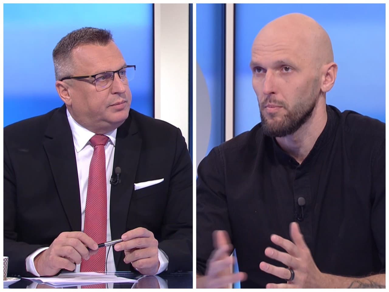 Debata medzi Dankom a Trubanom bola napätá.