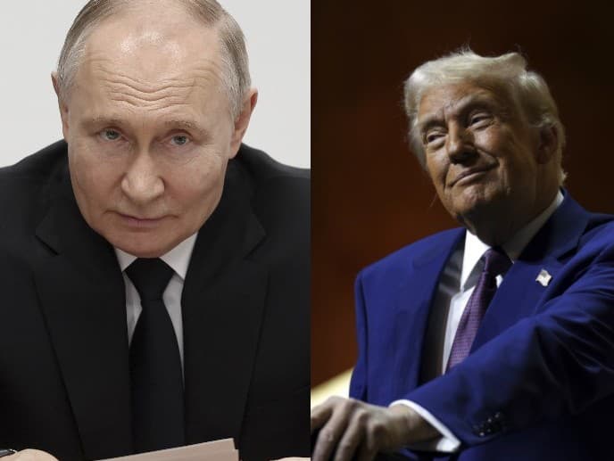 Prezident Ruskej federácie Vladimir Putin a šéf Bieleho domu Donald Trump