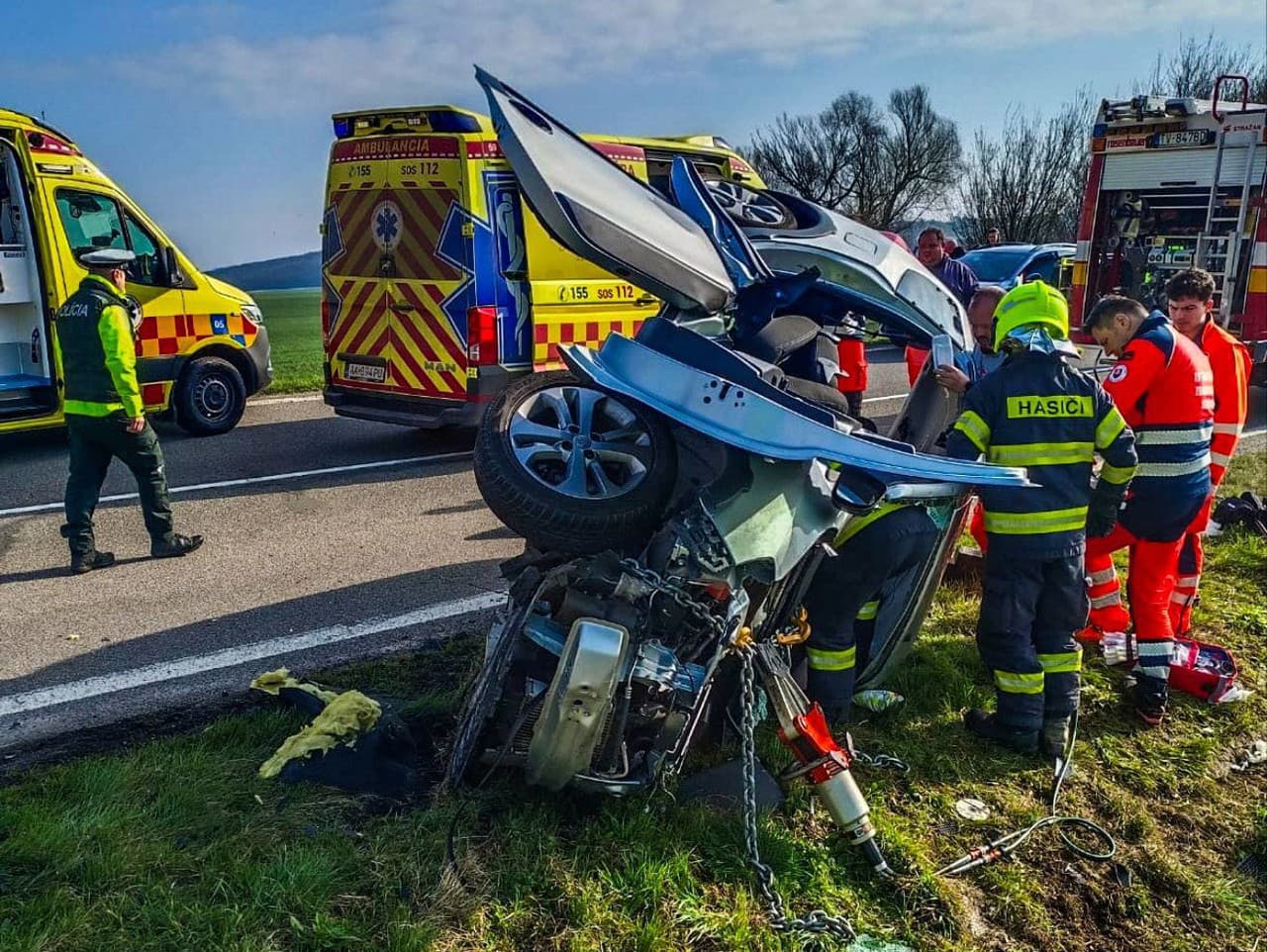 Nehoda v obci Novosad