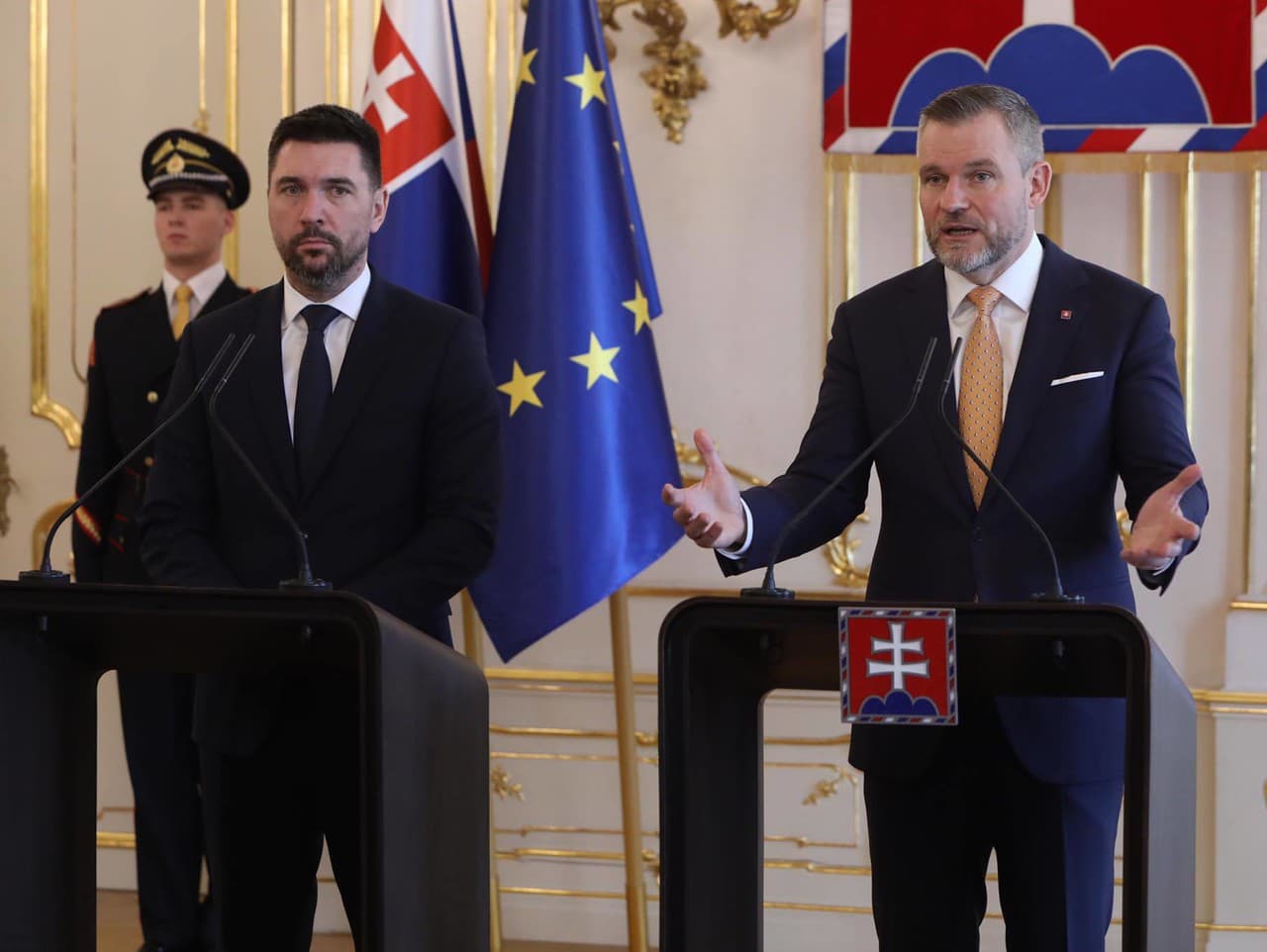 Richard Takáč a Peter Pellegrini