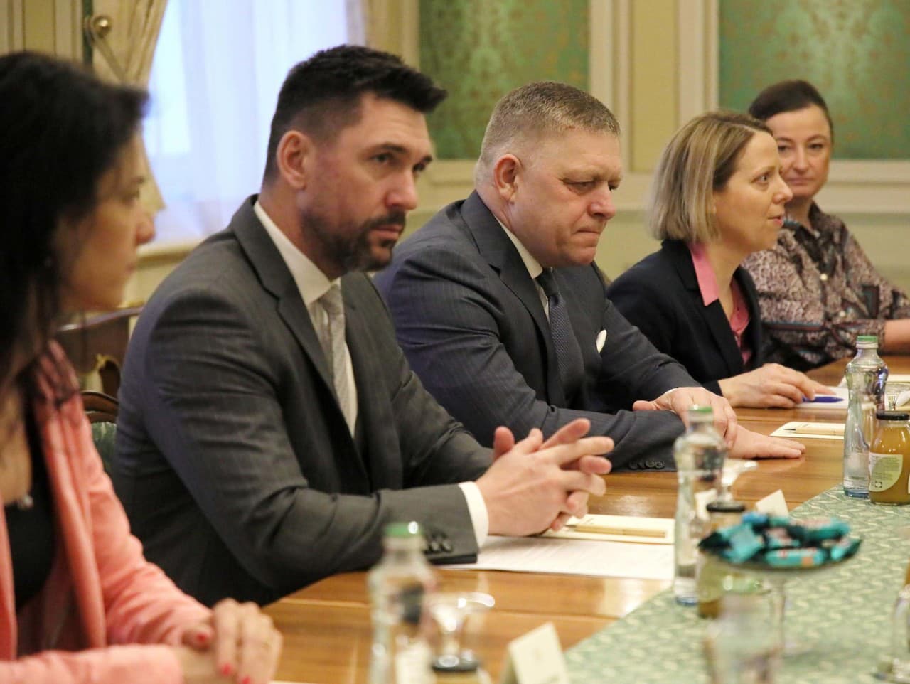 Robert Fico a minister pôdohospodárstva a rozvoja vidieka SR Richard Takáč 