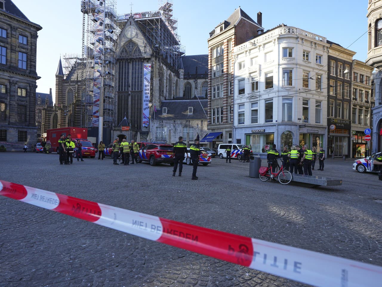 Útok nožom v Amsterdame.