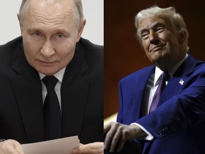 Prezident Ruskej federácie Vladimir Putin a šéf Bieleho domu Donald Trump