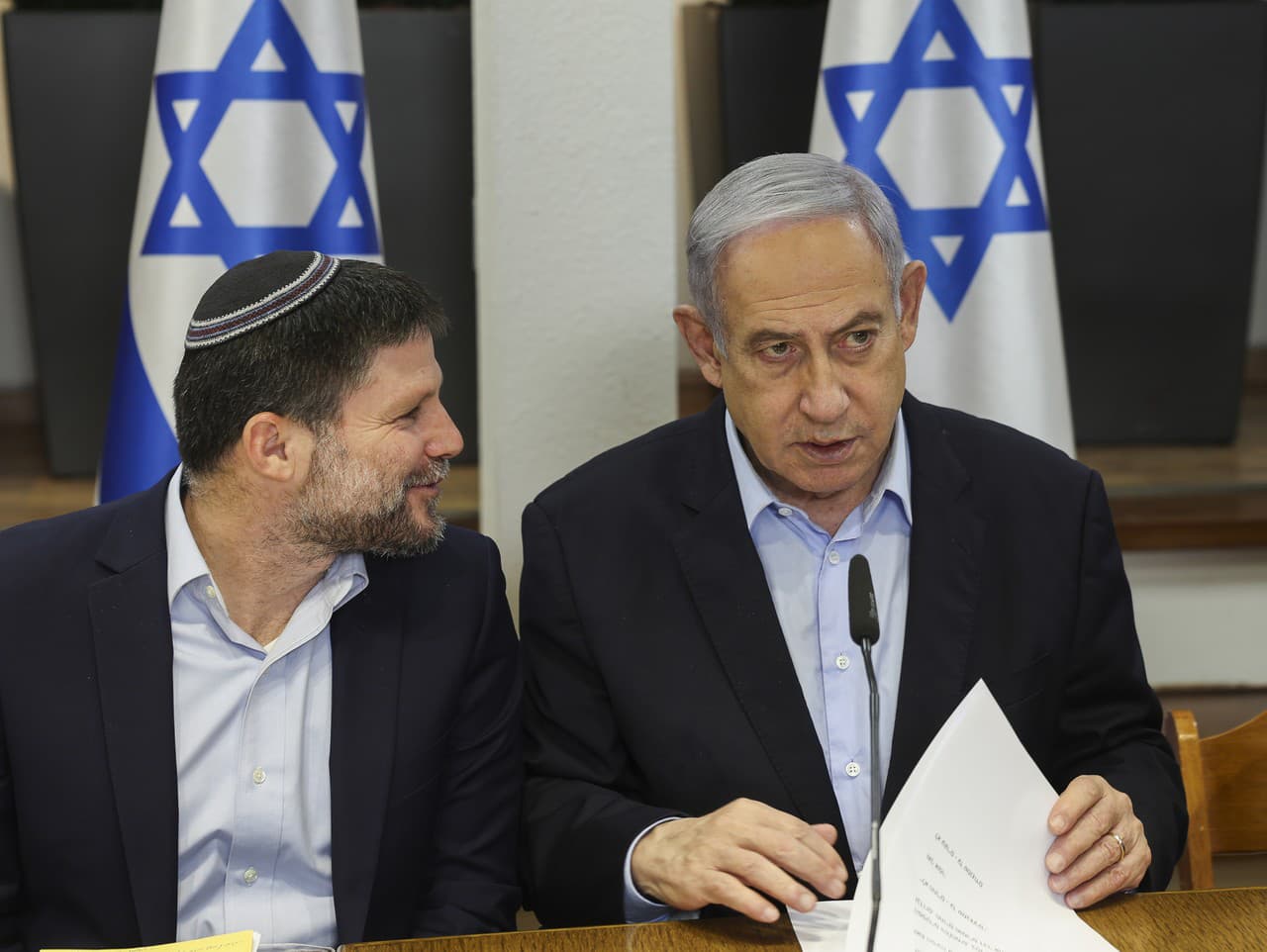 Becalel Smotrič a Benjamin Netanjahu