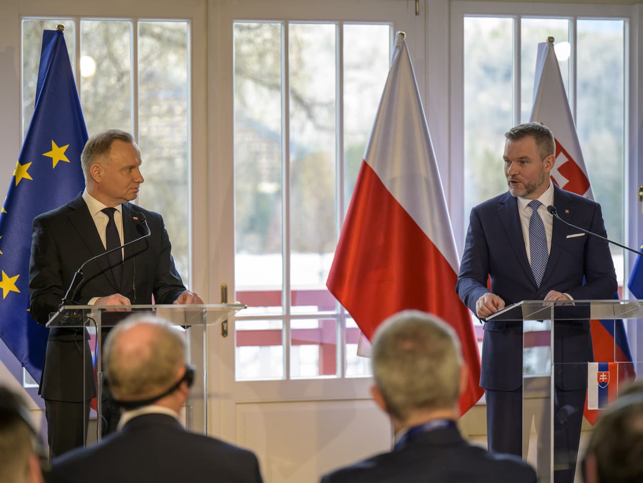 Andrzej Duda a Peter Pellegrini