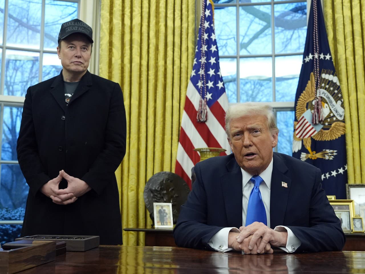 Elon Musk so synom a Donald Trump.