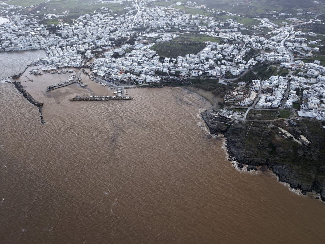Prívalové dažde v Grécku