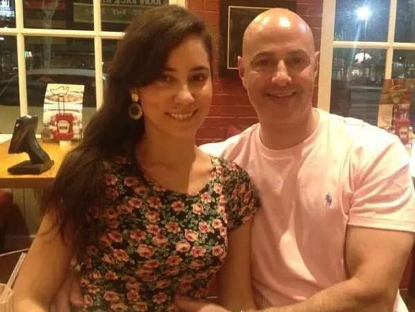 Richard Samarel s manželkou Linou