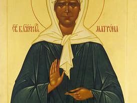 Matrona Moskovská je významnou sväticou.