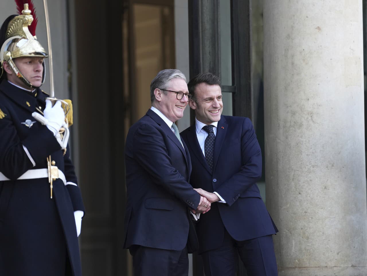 Keir Starmer a Emmanuel Macron