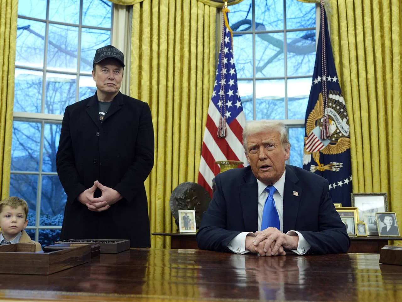 Elon Musk a Donald Trump