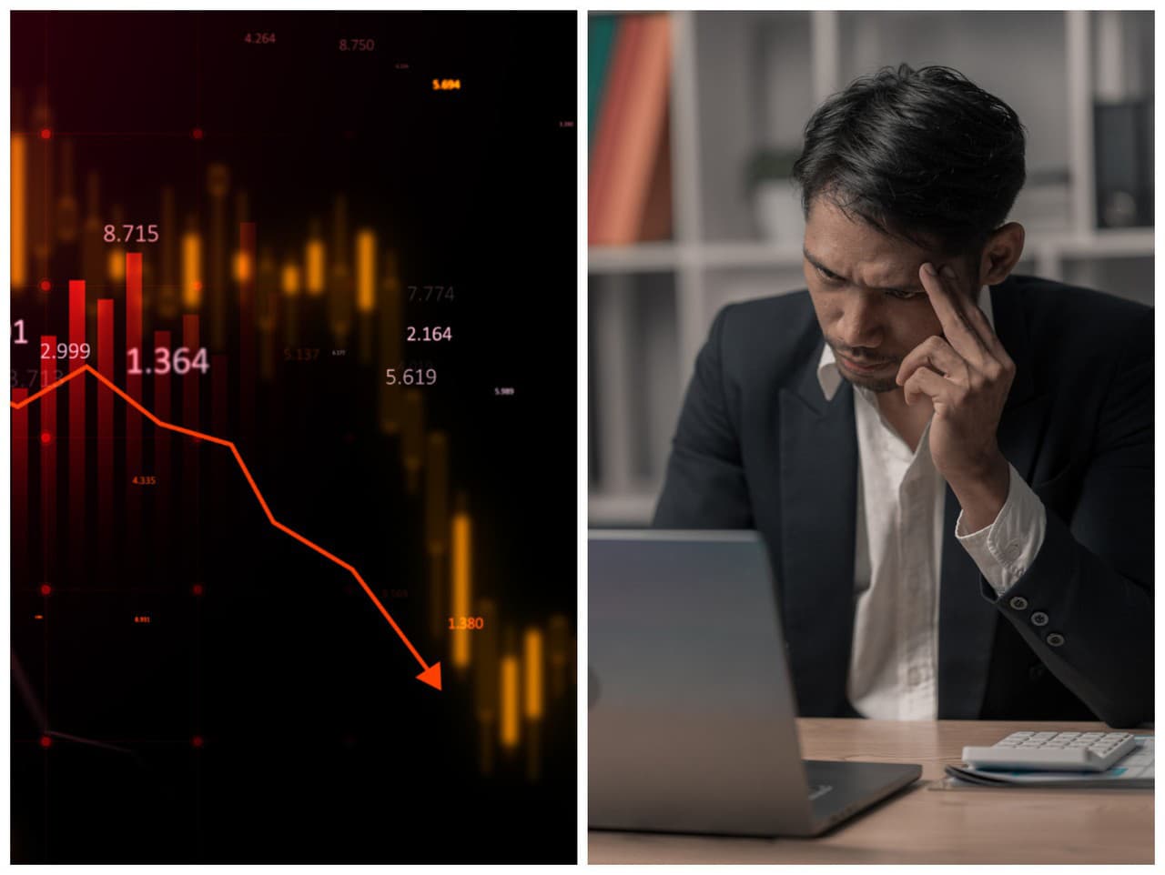 Čísla akcií klesajú po celom svete.