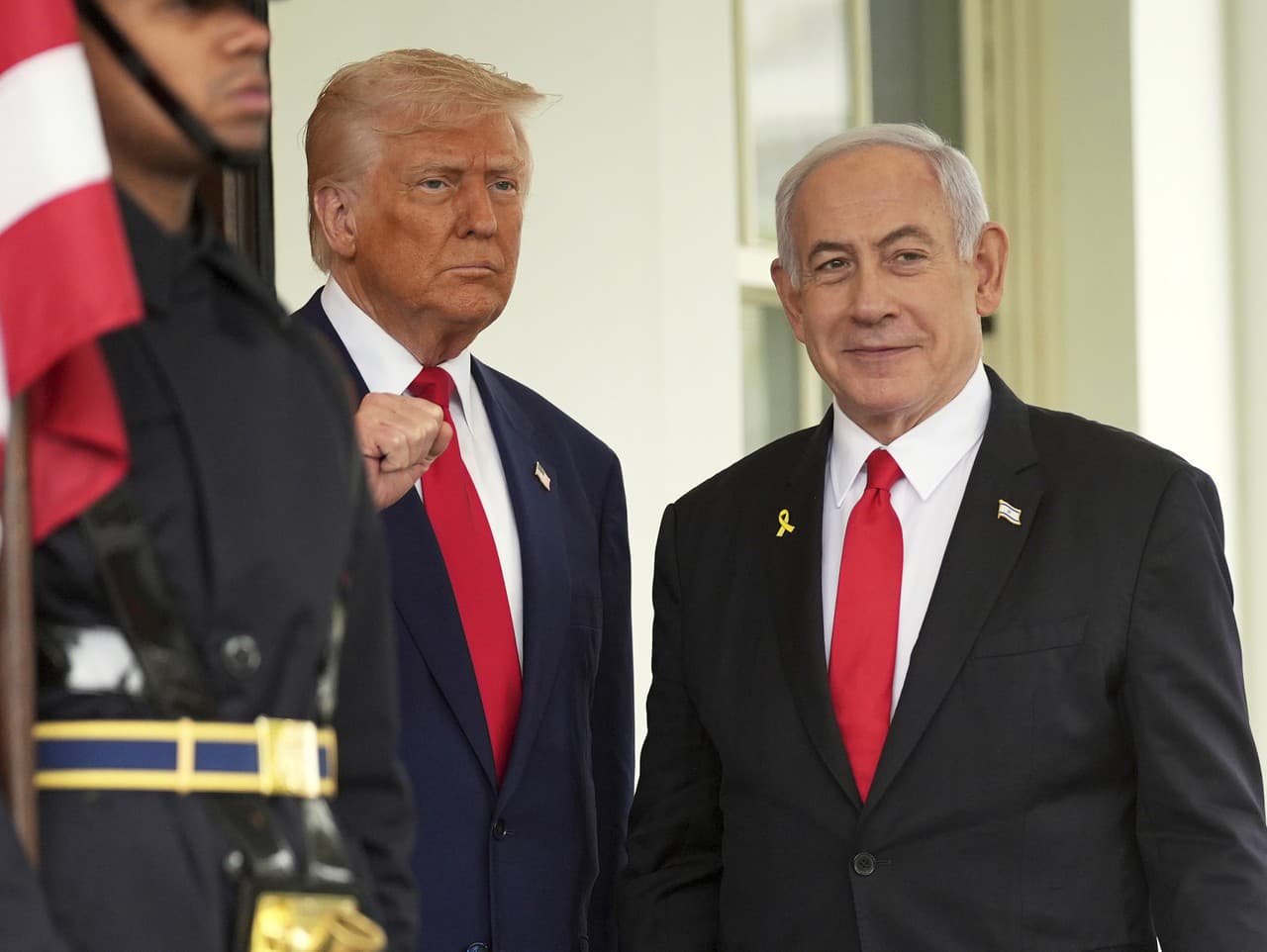 Donald Trump a Benjamin Netanjahu