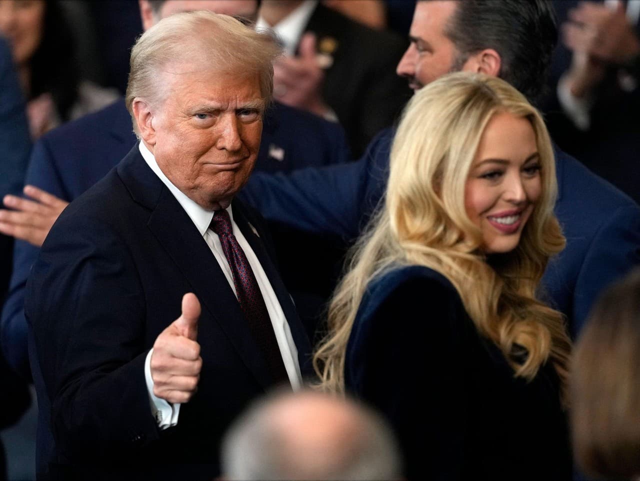 Donald Trump a jeho najmladšia dcéra Tiffany