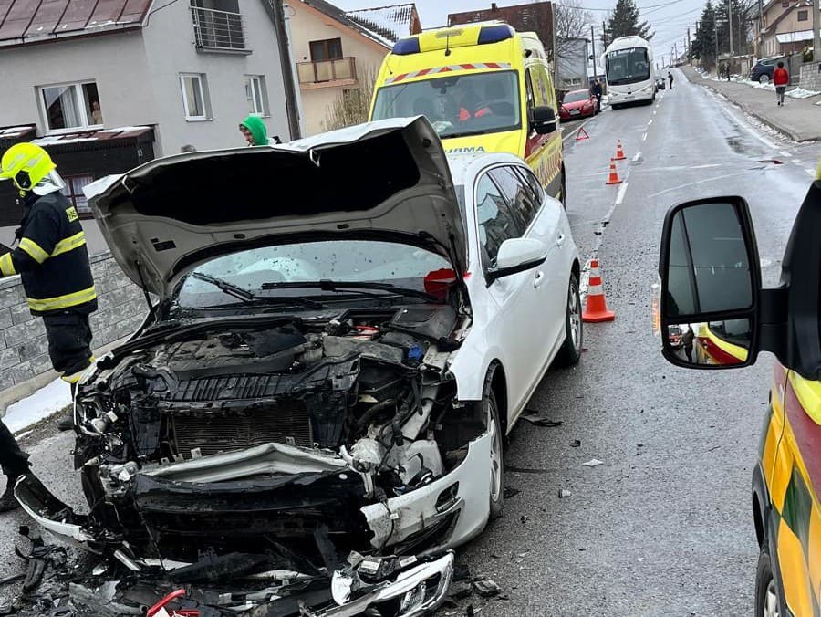 Dopravná nehoda v Rabči v okrese Námestovo