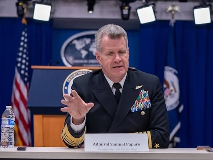 Veliteľ indo-tichomorskej americkej flotily a americký admirál Samuel John Paparo