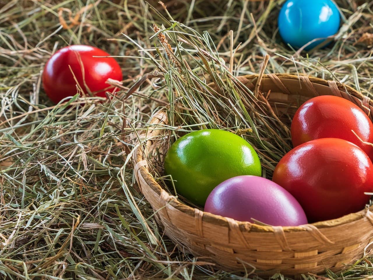 V Grécku prevládajú na červeno maľované vajíčka.