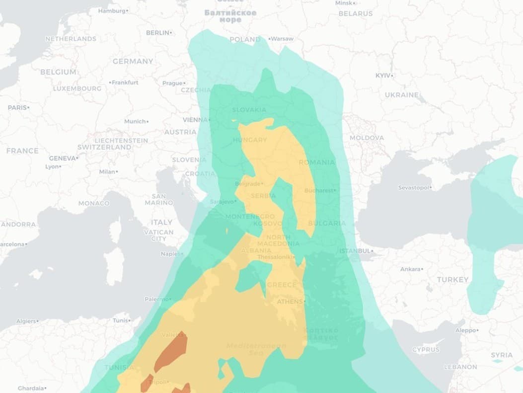 Obrovské mračno zaharského prachu zasiahlo územie Slovenska už v utorok