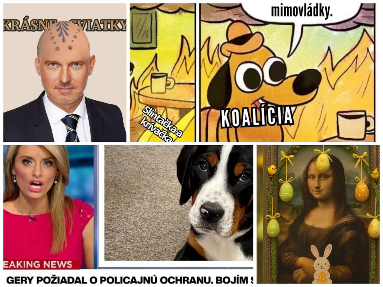 Slováci sa opäť zabávali na témach z aktuálnej politiky.