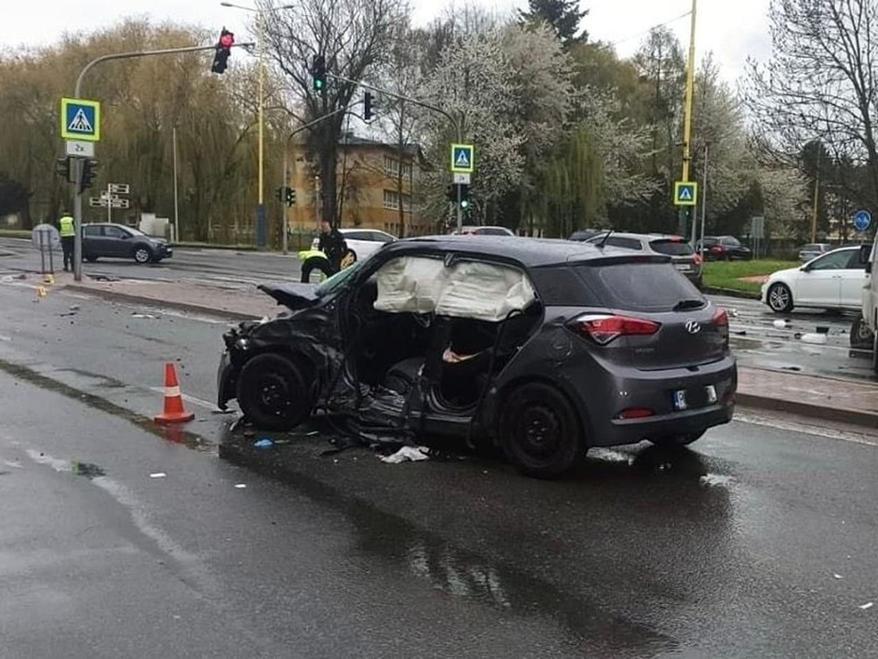 Dopravná nehoda v Prešove