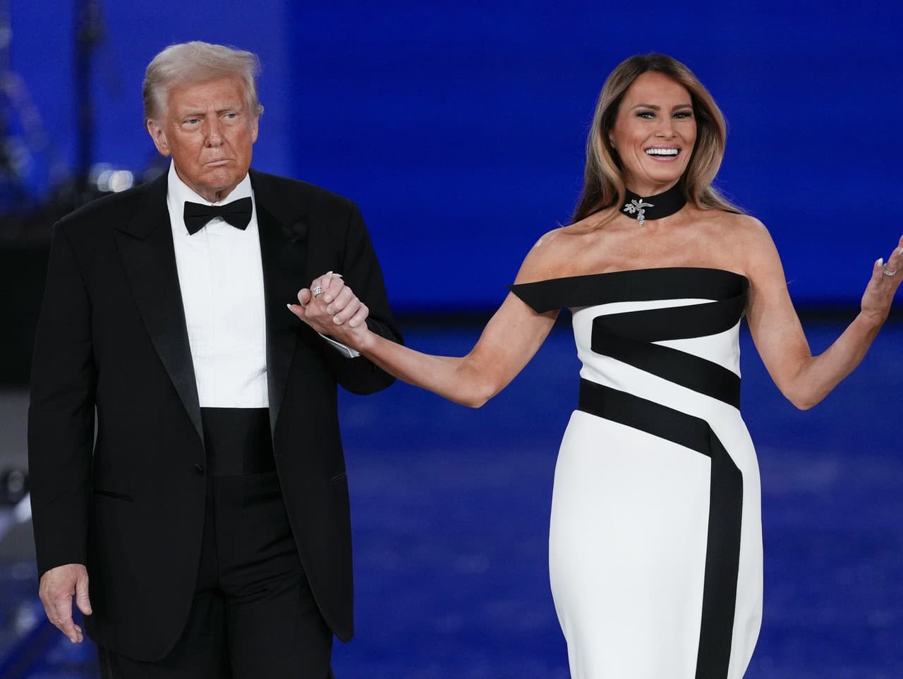 Americký prezident Donald Trump a prvá dáma USA Melania Trumpová.
