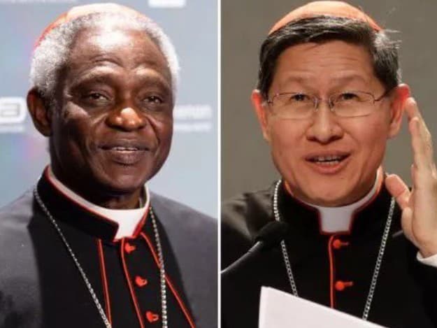 Dvaja kandidáti Peter Turkson a Cardinal Luis Antonio Tagle