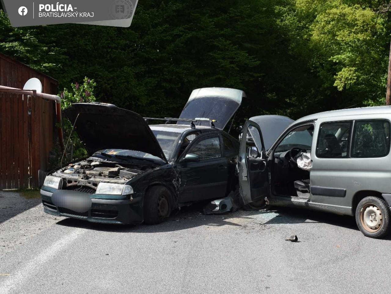 Dopravná nehoda v obci Doľany