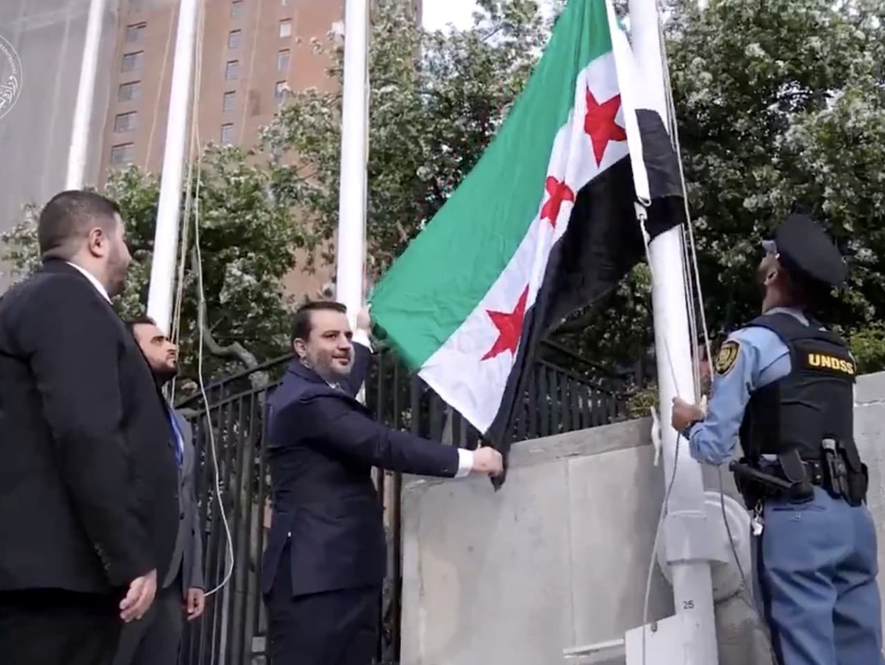 Sýrsky minister zahraničných vecí Asaad Hassan al-Shaibani 