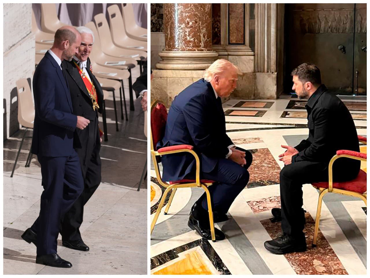 Viacerí svetoví lídri na pohrebe nedodržali prísny dress code.