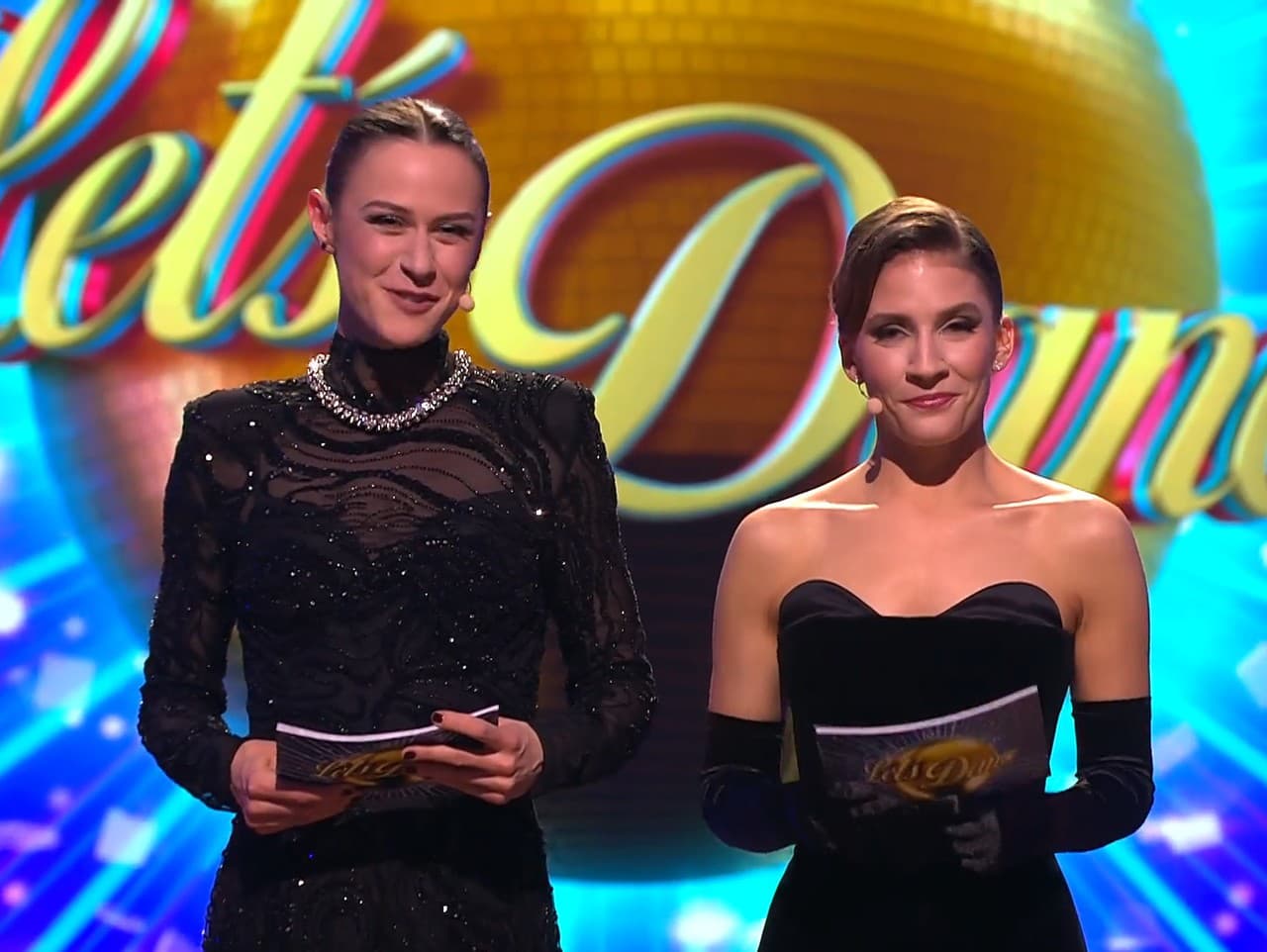 Moderátorky Let's Dance, Anna Jakab Rakovská a Jana Kovalčíková. 