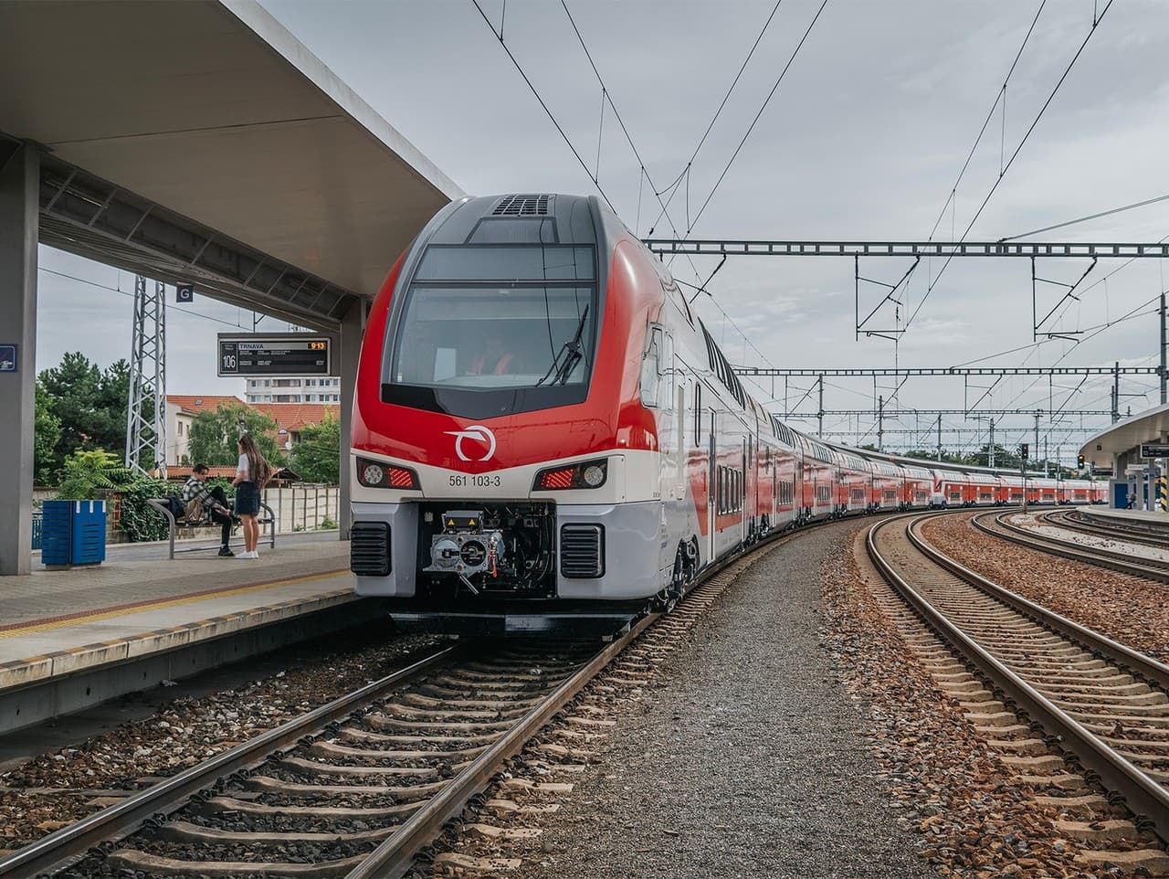 Vlak STADLER KISS Železničnej spoločnosti Slovensko