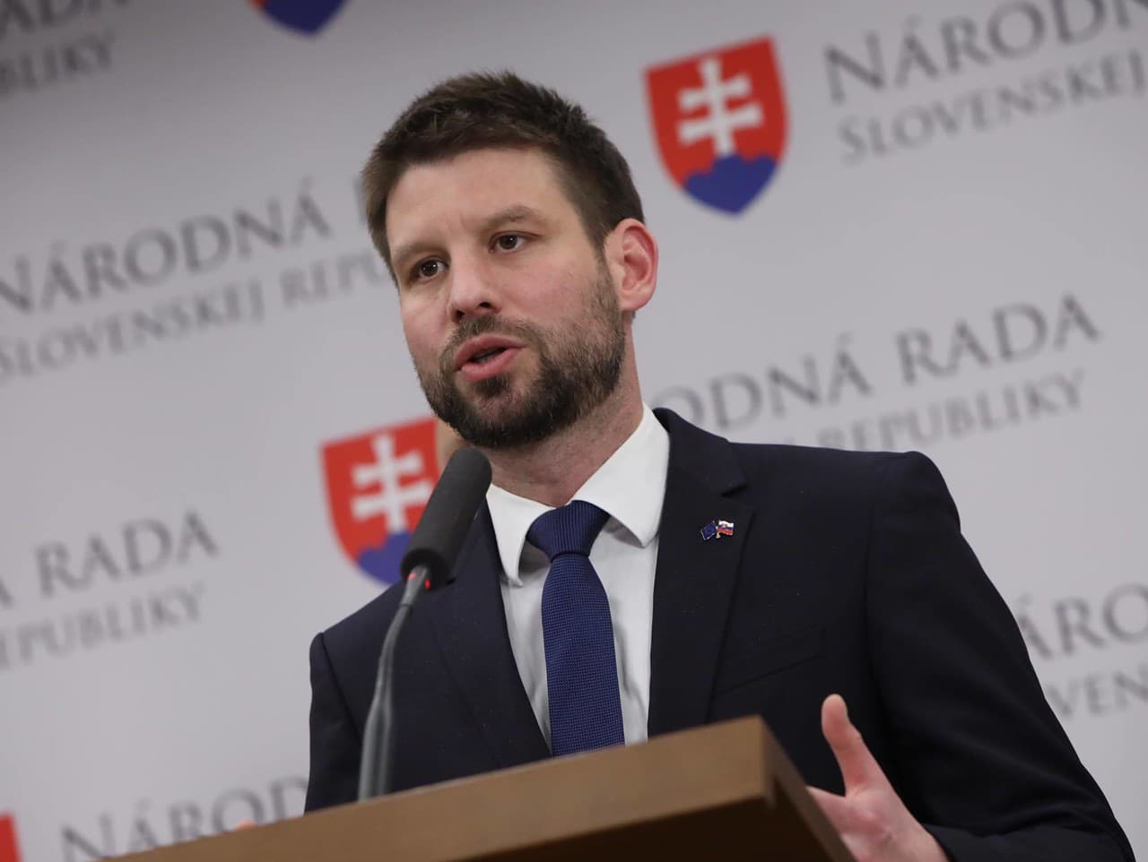 Predseda opozičného hnutia PS Michal Šimečka 