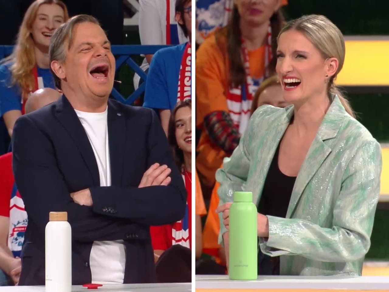 Dano Dangl a Adela Vinczeová v Milujem Slovensko.